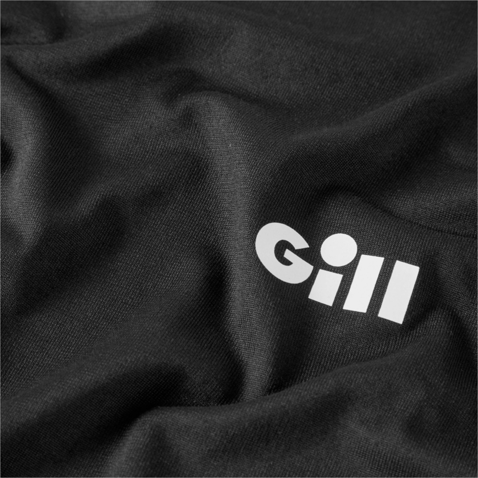 Gill Hommes Holcombe Crew Sous-couche à Manches Longues 1100 - Black